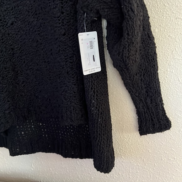 Free people Sunday Shore Black Sweater medium size - Picture 7 of 11